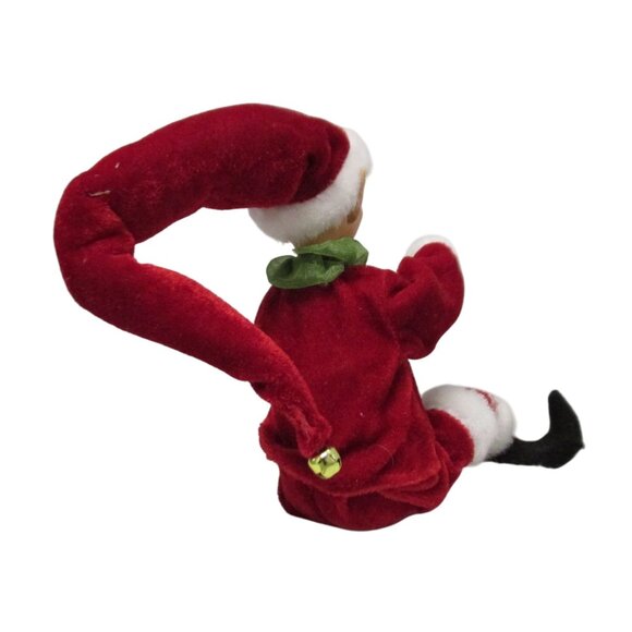 VTG KURT ADLER Christmas Elf Shelf Sitter 10 X 8 Ornament - Picture 4 of 10